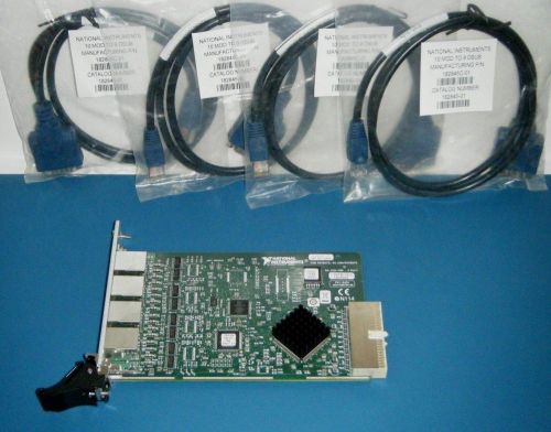 NI PXI-8431/4 4ch RS485 RS422 with New Cables, National Instruments *Tested*