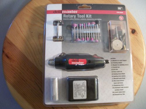 DRILL MASTER 80 PC. ROTARY TOOL KIT / 120 VOLTS, 60HZ / 1/ 8&#039;&#039; SHANK ACCESSORIES