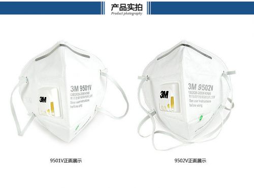 Genuine 3M 9001V breathing valve PM2.5 dust masks anti-fog and haze industrial d