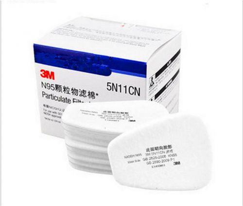 10pcs= 5N11 N95 Cotton Filter for 3M 6100 6200 6800 7000 Respirator Gas Mask