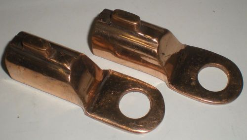 Power weld welding hammer on cable lugs terminal rl22p l22 1/0-2/0 stud 17/32&#034; for sale