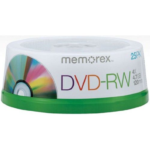 Memorex 4x DVD-RW Discs Media 4.7 GB 120 Min NEW For Truck Car NAV Navigation