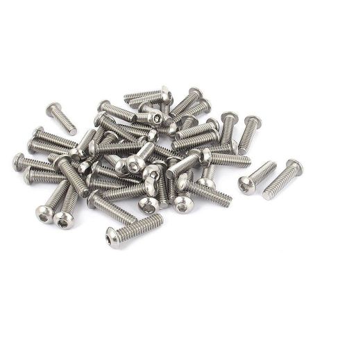 1/4 inch-20x1 inch hex socket button head bolts screws 50pcs for sale