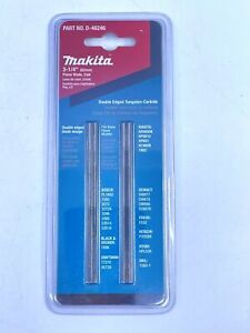 Makita D-46246 3-1/4&#034; Double Edge Reversible Carbide Blades New