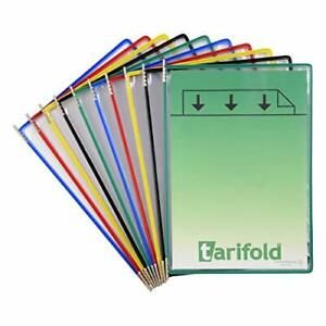 Tarifold Pivoting Pockets for Wall or Desk Systems Letter-Size Assorted Color...