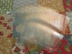 Clear 9” x 12” Back Self Seal Flap Poly Plastic Bags Clothing Apparel  Lot of 11