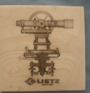 Lietz Sokkisha ceramic 4x4 inch coasters with felt backing Great for Collector
