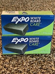 2 LOT - Expo Block Eraser 81505 Dry Erase Whiteboard Board Eraser, Soft Pile