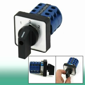 1-0-2 3 Positions Rotary Cam Universal Changeover Switch LW28-20/3