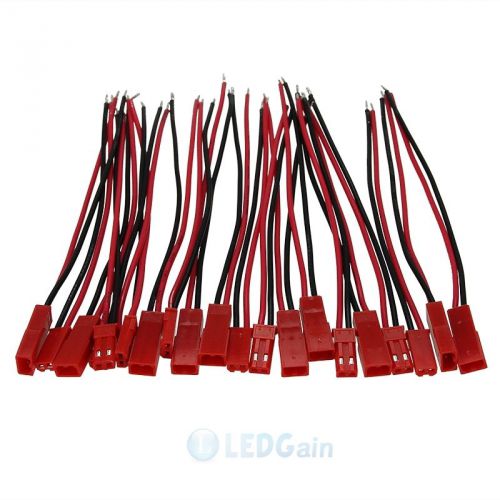10 pairs male and female battery jst rc model socket connector cable for sale