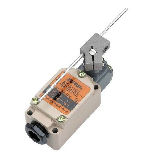 1 x xz-5/107 no+nc micro limit switch spdt adjustable rod lever type 10a 250vac for sale