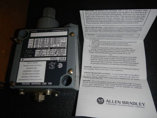 Allen bradley 836t-t253j pressure control new for sale