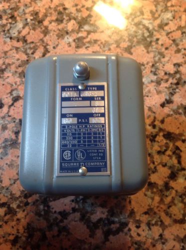 SWITCH, SQD PRESSURE 9013-GHG-2 NEW SWITCH, OLD STOCK