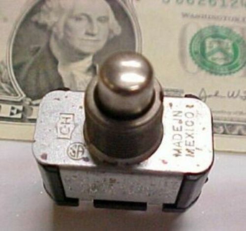 Lot 5 cutler hammer pushbutton switches 3a 250v 6a 125v 8911k75 w hardware, new for sale