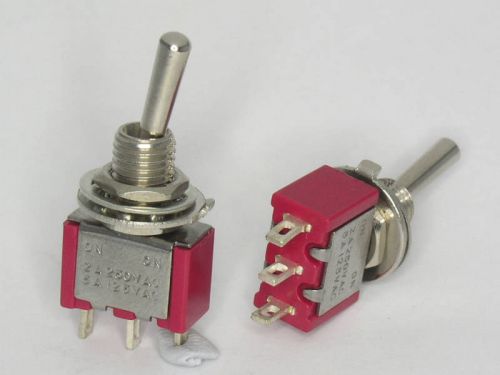 5pcs Toggle Switches 2Ways 3Connects ON/ON 102 DIY