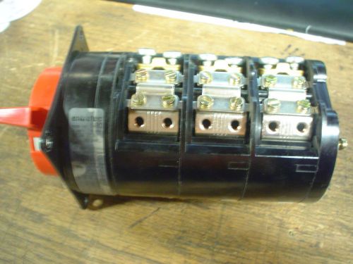 Used Entrelec rotary switch I-80 VY80/S/32950// (3 circuit) -60 day warranty