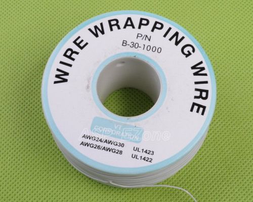 White 300m ?0.5mm inner ?0.25mm Single strand Copper Wire Tin-plated PVC New
