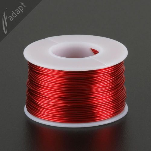 Magnet Wire, Enameled Copper, Red, 20 AWG (gauge), HPN, 155C, ~1/2 lb, 158 ft