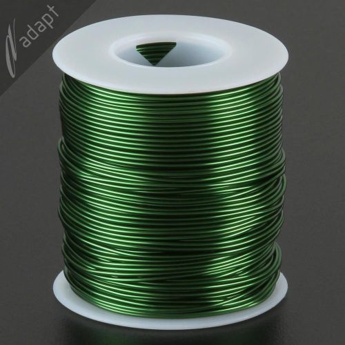 Magnet wire, enameled copper, green, 18 awg (gauge), 155c, ~1 lb, 200 ft for sale