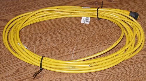 NOS BANNER ENGINEERING MINI FAST CORDSET 29951 MBCC-430 Yellow Quick Disconnect