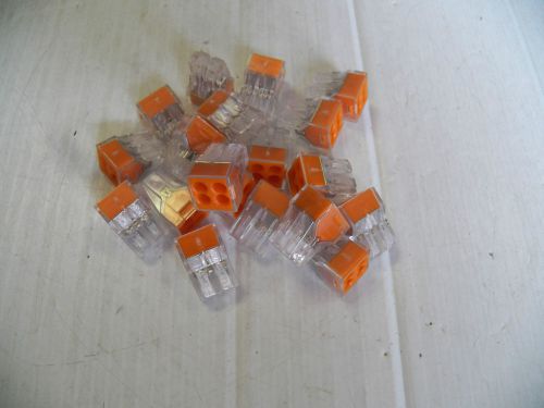 NEW LOT OF 19 WAGO PUSHWIRE CONNECTOR 773 600V