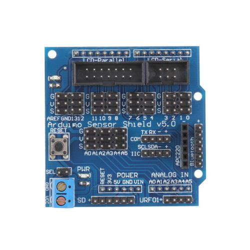 Sensor shield digital analog module servo motor for arduino uno r3 mega v5 fe for sale