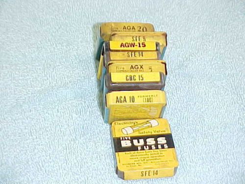 LOT OF 23 BUSS FUSES