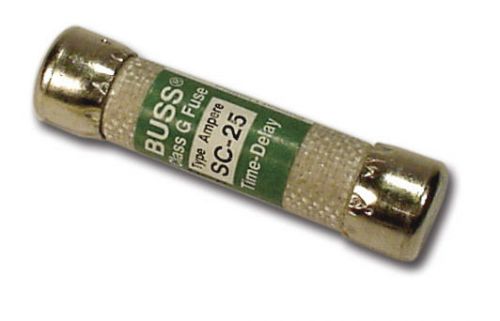 Spa pack fuse sc-25 buss class g time-delay 25a 300v for sale