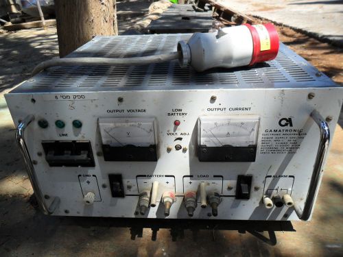 Gamatronic electronic industries hps-1 50-50 power supply 50v - 50a for sale