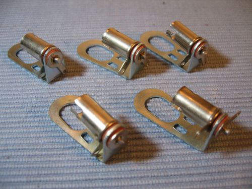 Five panel indicator lamp holders for single bayonet lamps, w/o lamps, new for sale