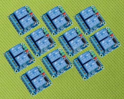 10pcs 12v 2-channel relay module high level triger relay shield for arduino for sale