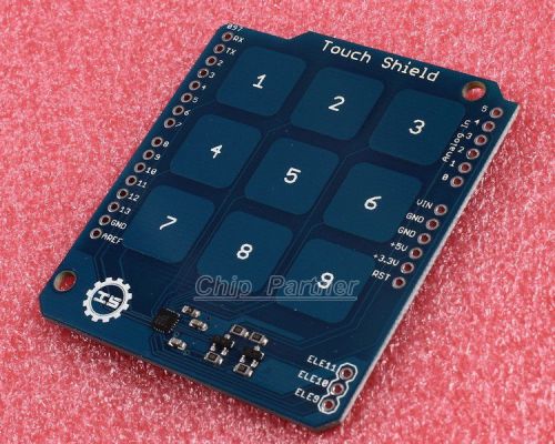 Icsh013a mpr121 touch shield 9 keys 5v for arduino for sale
