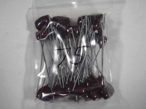 Silver mica capacitors  75 pf qty 25 for sale