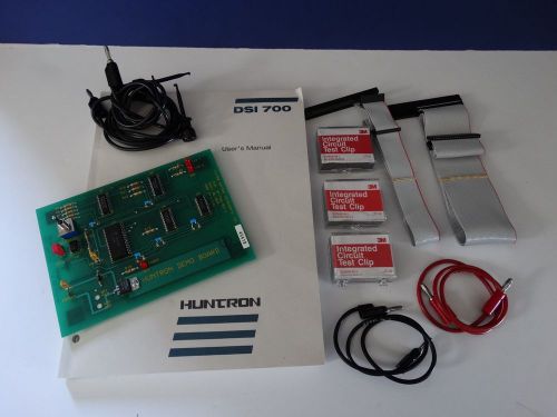 Huntron dsi 700 user&#039;s aids - demo board - user&#039;s manual, cables &amp; test clips for sale