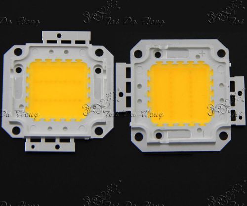 2pcs 20W 30Mil Ultra-Bright Warm White LEDs Energy Saving Lamp Flood Light Chips