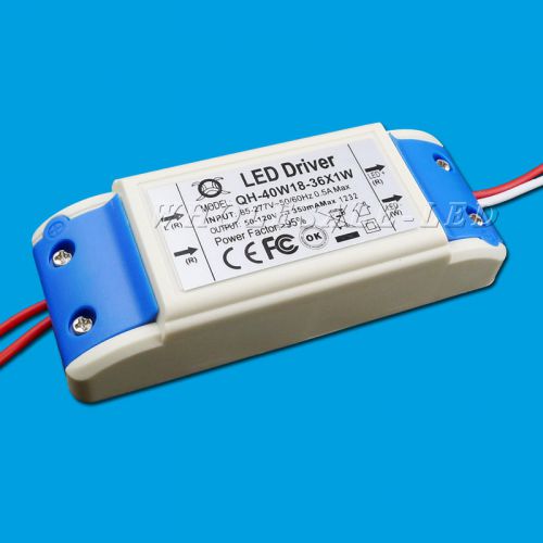 LED Driver Power Supply for 36pcs 1W High Power LED 18w-36w (18-36)x1W LED