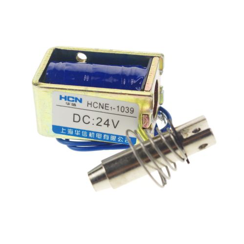 24v pull hold/release 10mm stroke 4.1kg force electromagnet solenoid actuator x1 for sale