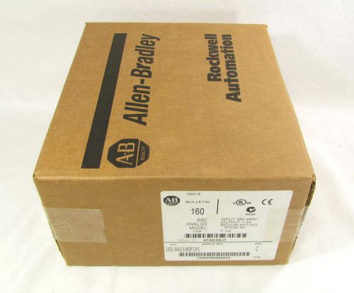 Allen Bradley, Smart Speed Control, 160-BA01NSF1P1, 0.5 HP, New, Sealed Box, NIB