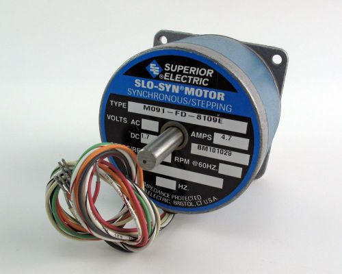 Superior Electric M091-FD-8109E Slo-Syn 1.7VDC, 4.7A Synchronous / Stepper Motor