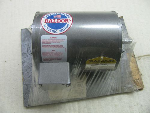 Baldor m3008 1/3 hp electric motor 1140 rpm 208-230/460 volt 3 phase 48 frame for sale
