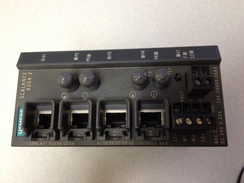 Siemens Scalance X204-2 Industrial Ethernet switch