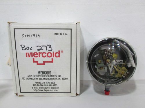 New mercoid da-21-2-8s pressure switch 10-200psi 6 in 1/4 in npt gauge d299732 for sale