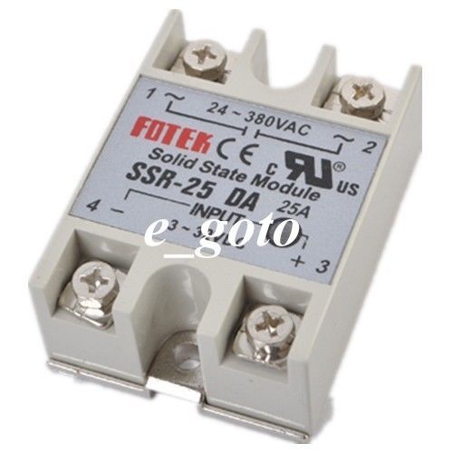 Ssr-25da ssr solid state relay dc-ac one-phase relay fotek ssr 20a minitype for sale