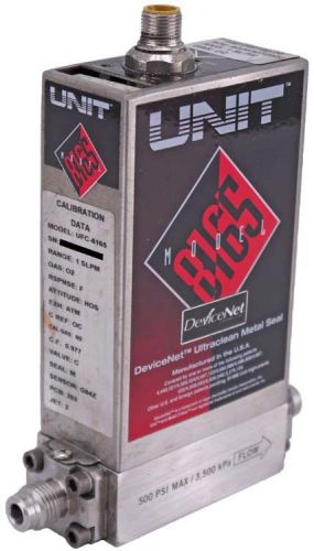 Unit ufc-8165 digital ultraclean metal seal mfc mass flow controller o2 1slpm for sale