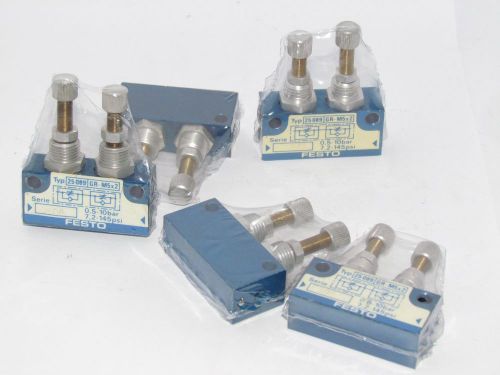 Festo gr-m5x2 inline flow control valve (1 lot 5 pcs) for sale