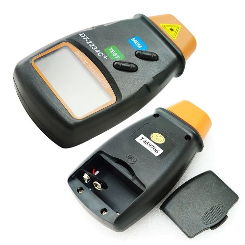 Digital LCD Display Laser Photo Tachometer Non-Contact RPM Meter Measuring Tool