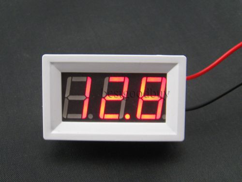 3.1-50v red led dc digital voltmeter volt panel meter voltage monitor gauge test for sale