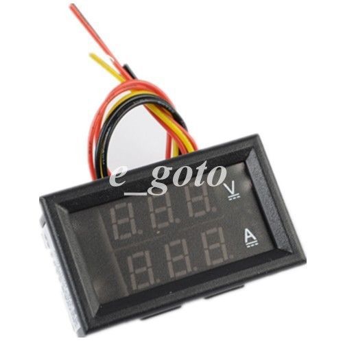 Dc 4.5-30v 0-50a dual led digital volt meter ammeter voltage for sale