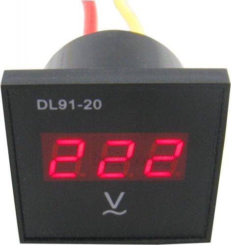 AC 80-300V led digital voltmeter volt panel meter voltage tester Monitor gauge