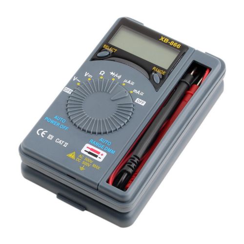 LCD Mini Auto Range AC/DC Pocket Digital Multimeter Voltmeter Tester Tool WW